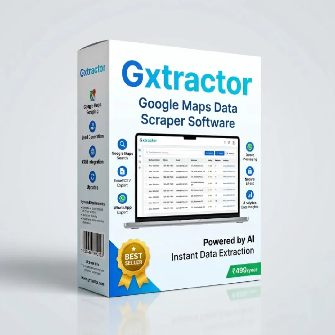 Gxtractor - Google Maps Leads Scraper Software Fast, Accurate & Genuine